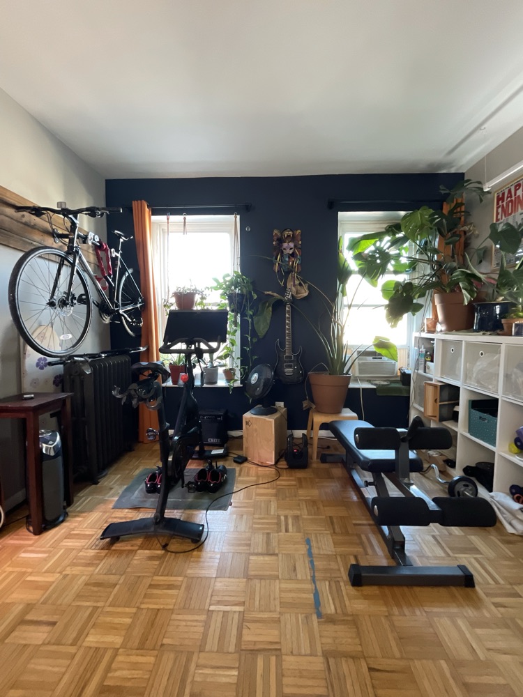 Gym and office room
